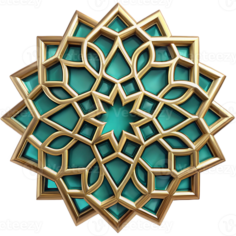 extraordinary minimalist An Intricate Pattern of Islamic Geometric professional png