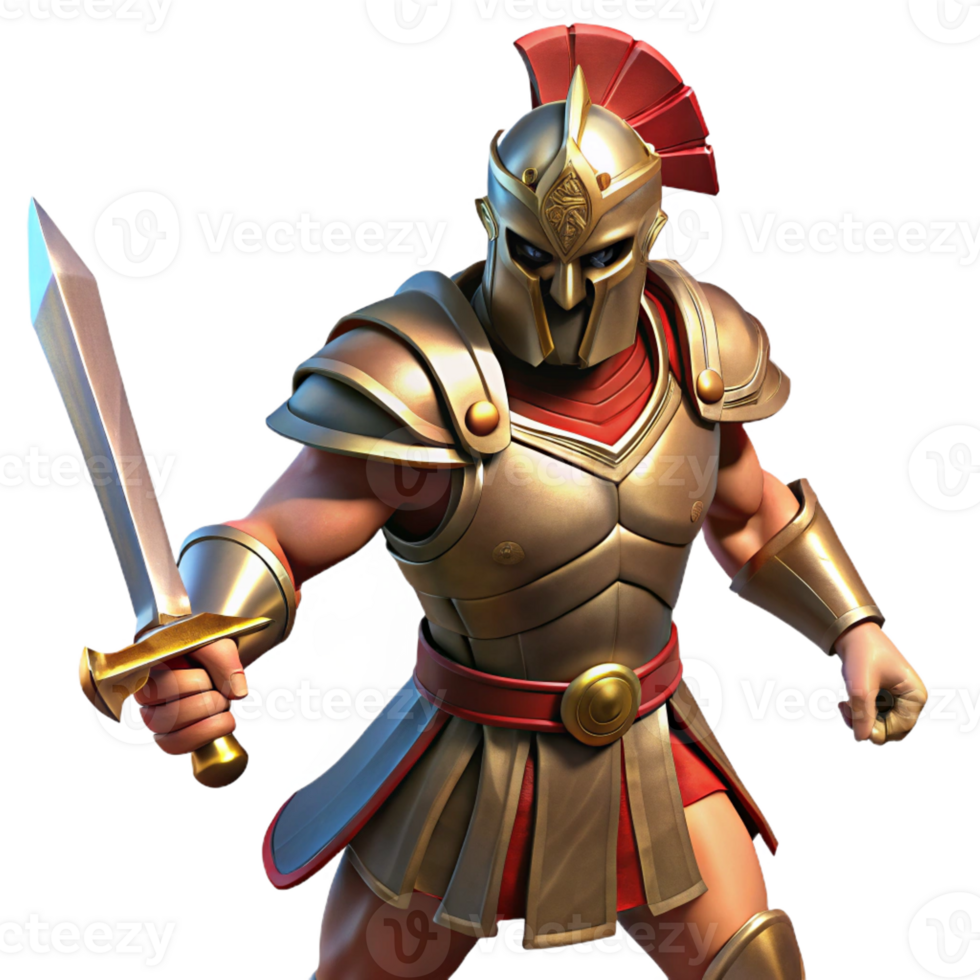 elegant abstract A Powerful Ares Clad in Bronze Armor exclusive png