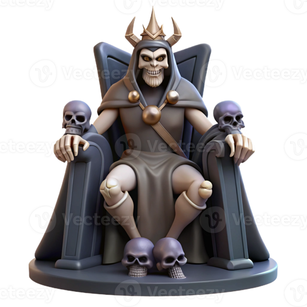 impressive modern A Shadowy Hades Ruler of the Underworld genuine png