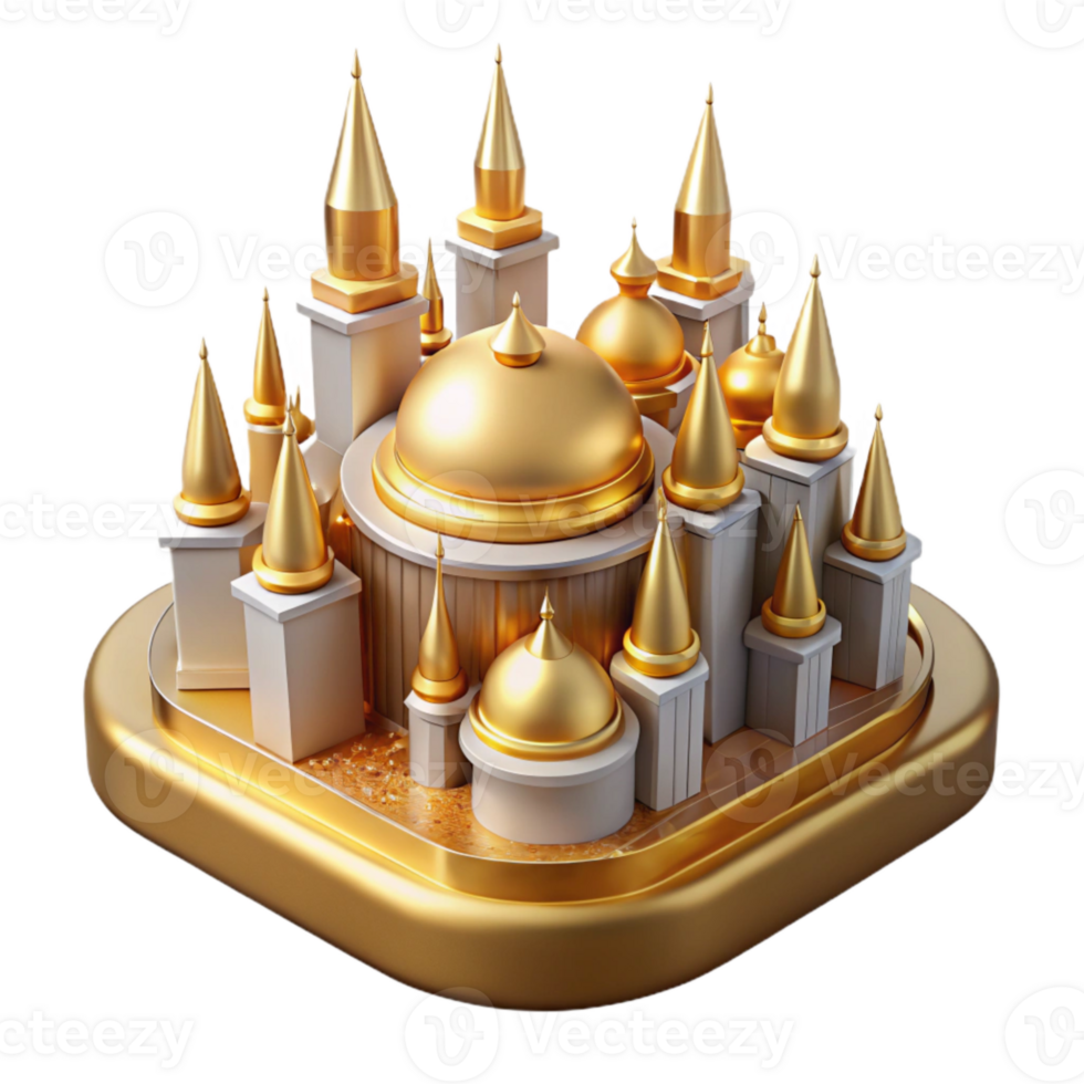 stunning modern Celestial City Isolated Golden Spires on Transparent Background authentic png