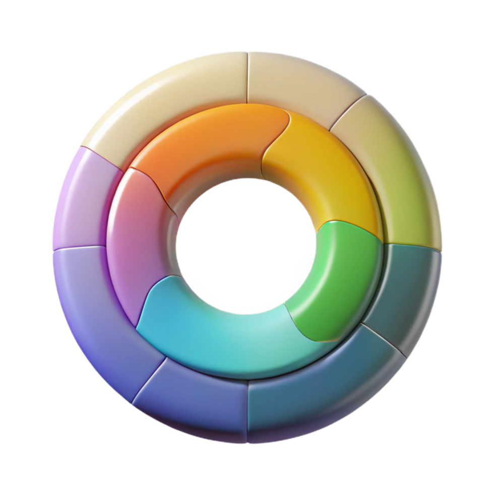 elegant minimalist Circular Spectral Territory Map Transparent exclusive png