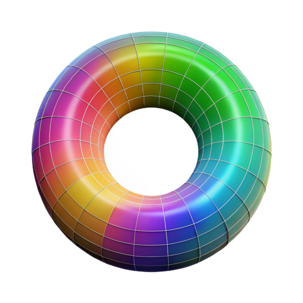 wonderful artistic Circular Spectral Graph Isolated with Grid Overlay authentic png