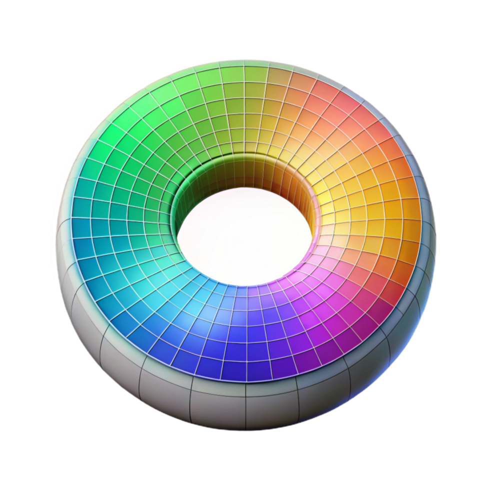 magnificent creative Circular Spectral Graph Isolated with Grid Overlay exclusive png