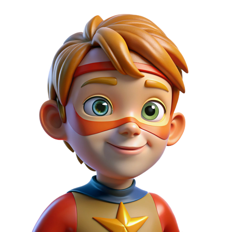 wonderful artistic Portrait of a Child with Painted Face genuine png