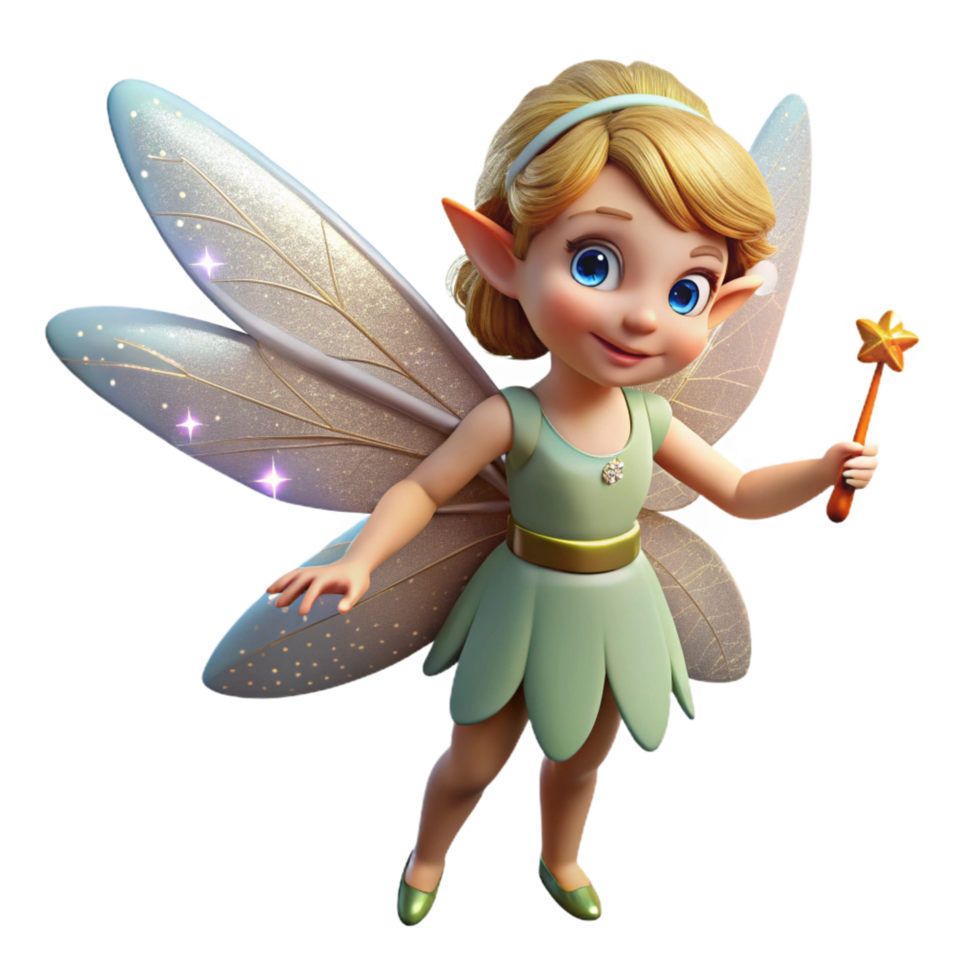 serene rustic Whimsical Fairy with Dragonfly authentic png