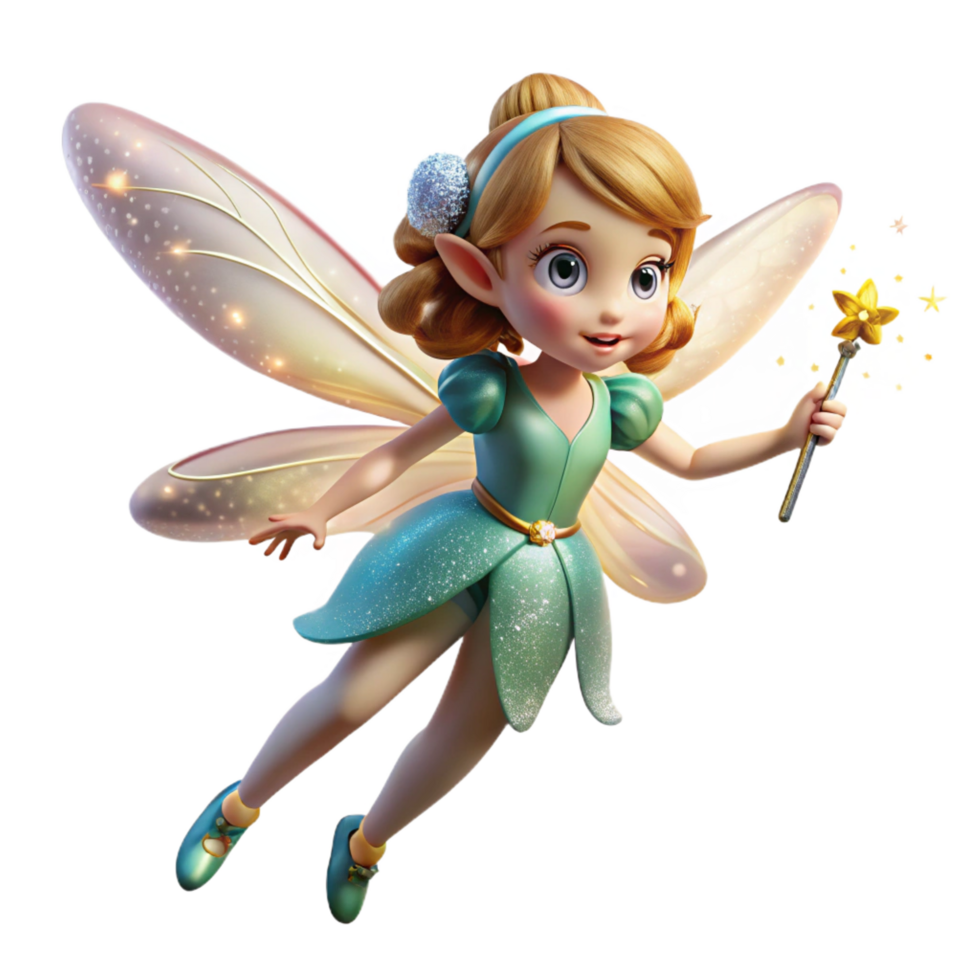 stunning classic Whimsical Fairy with Dragonfly authentic png