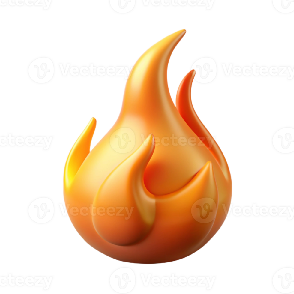 serene contemporary Dancing Flame Isolated Flickering Light Cutout Transparent Background high quality png
