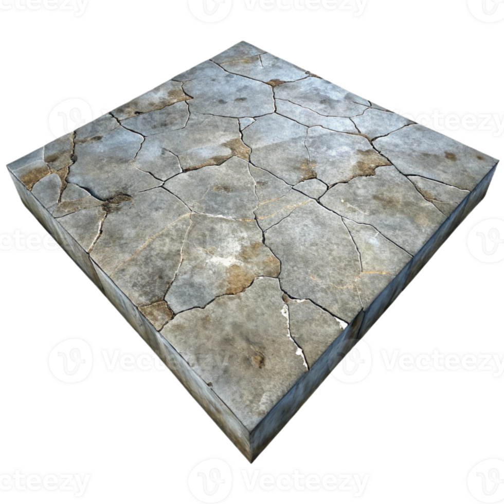 magnificent modern Damaged Concrete Floor Texture Isolated png