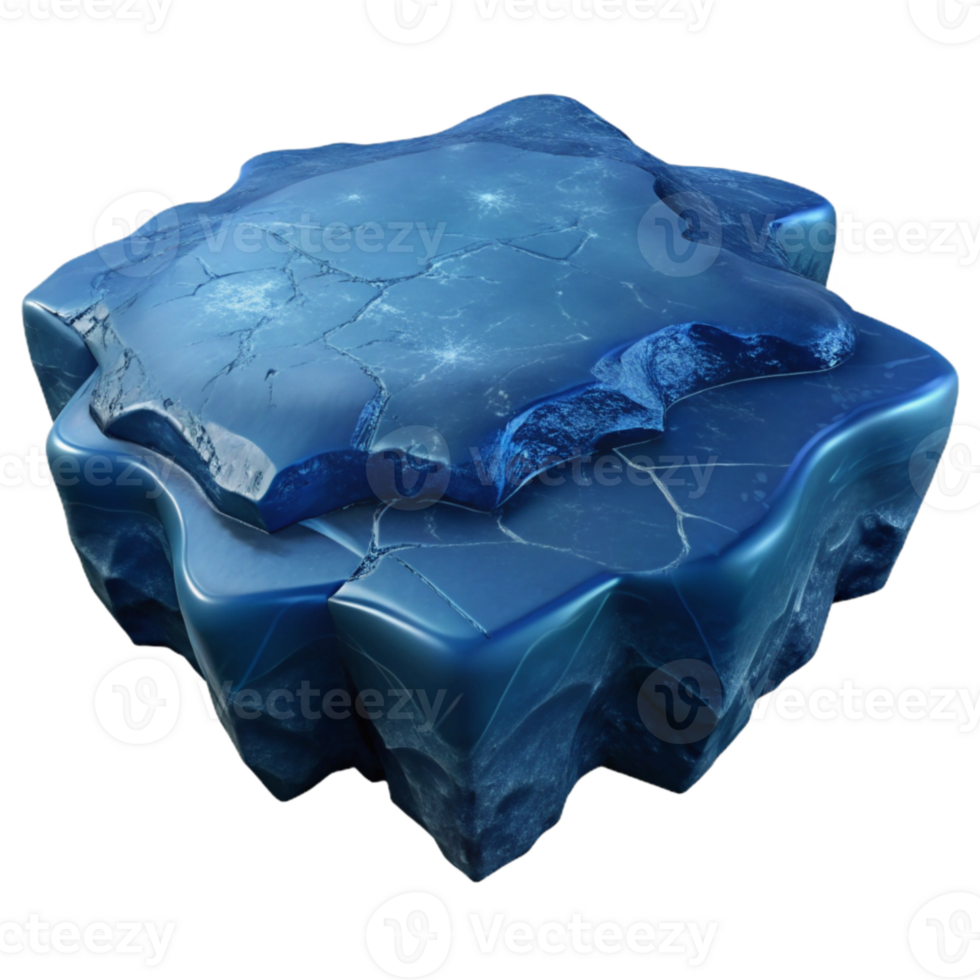 magnificent creative Dark Blue Frozen Lake Ice Texture Cutout high resolution png