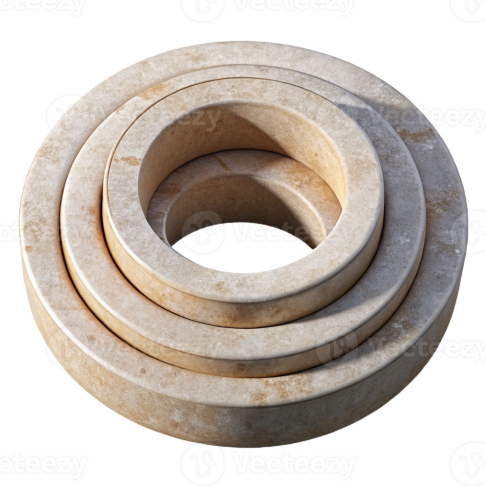 extraordinary rustic D Circles Isometric View Cutout Element genuine png