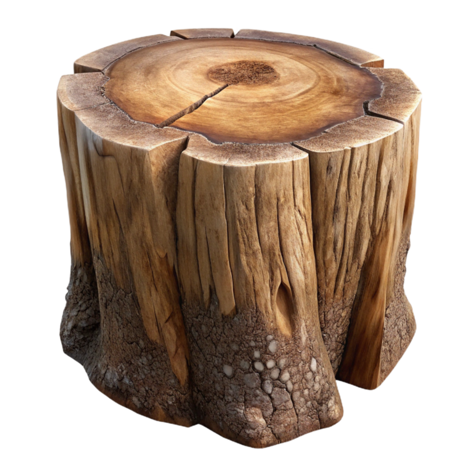 elegant abstract Decaying Wood Stump Texture Cutout with High Resolution high resolution png