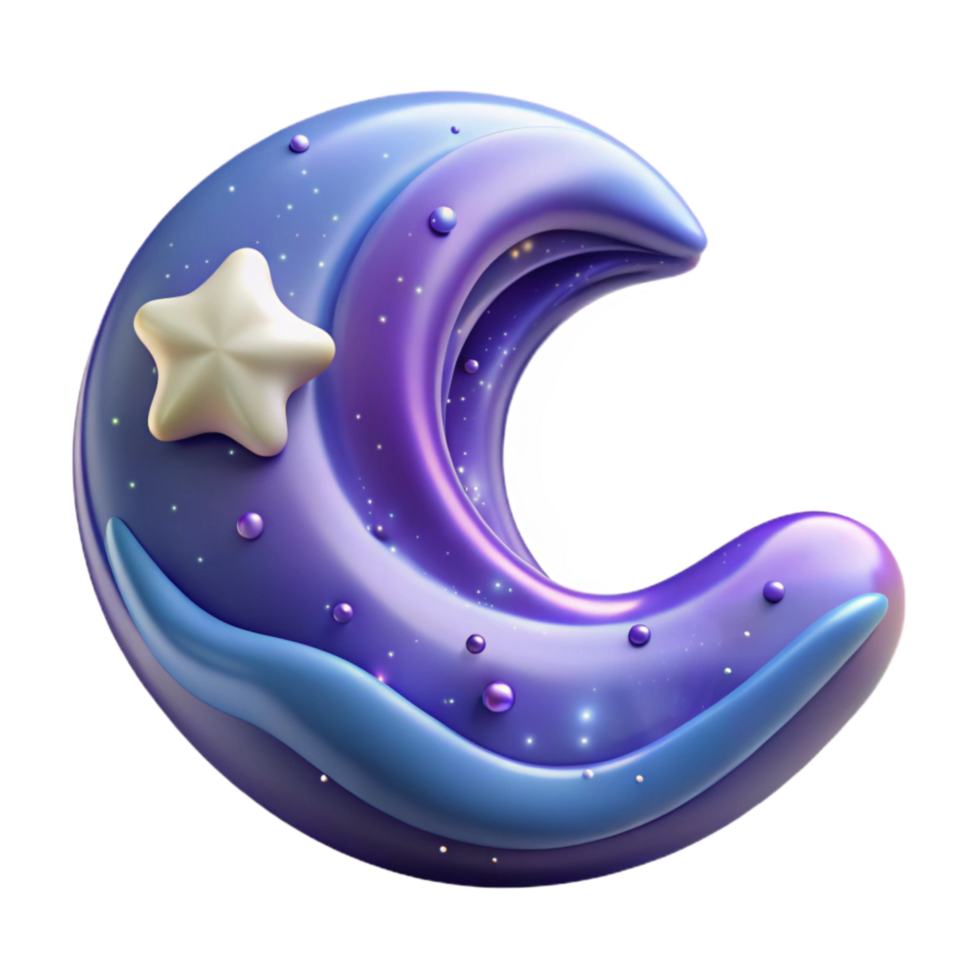 dramatic classic Deep Space Wave Transparent Cutout with Star Clusters high resolution png