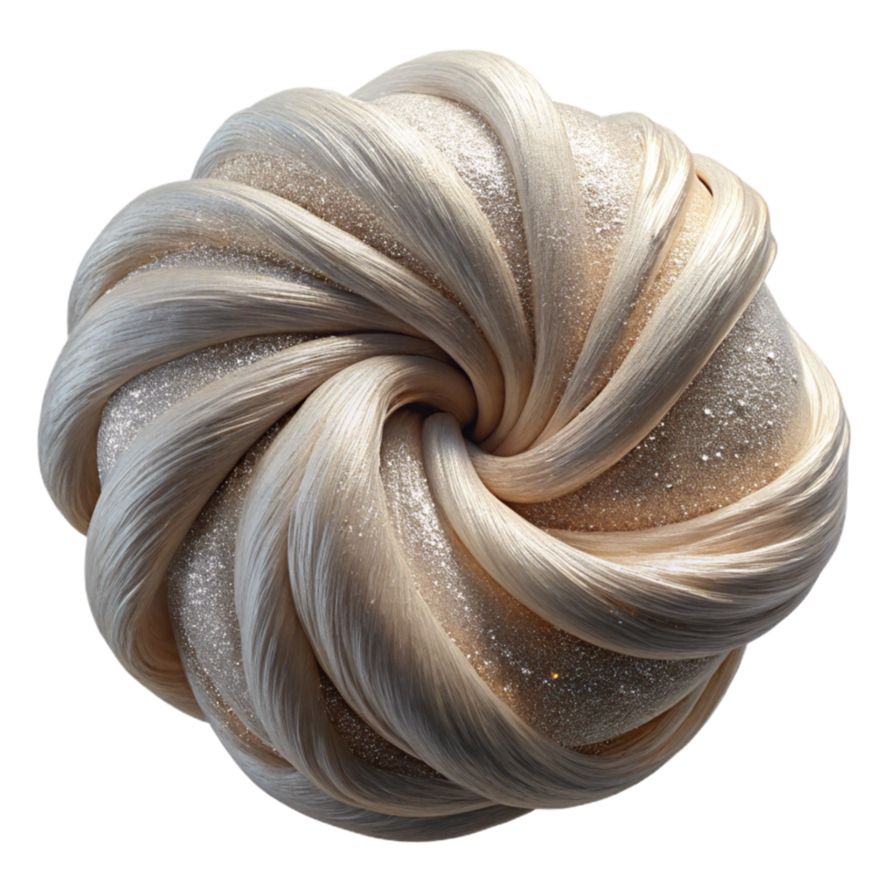 extraordinary minimalist Delicate Silk Fibers with Morning Dew Isolated genuine png