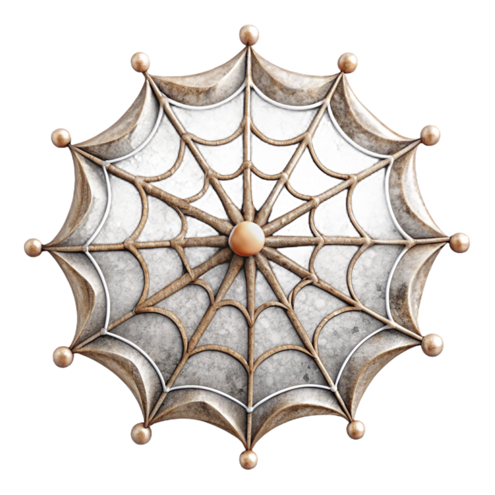 elegant contemporary Delicate Spiderweb Transparent Background Dewdrop Detail detailed png