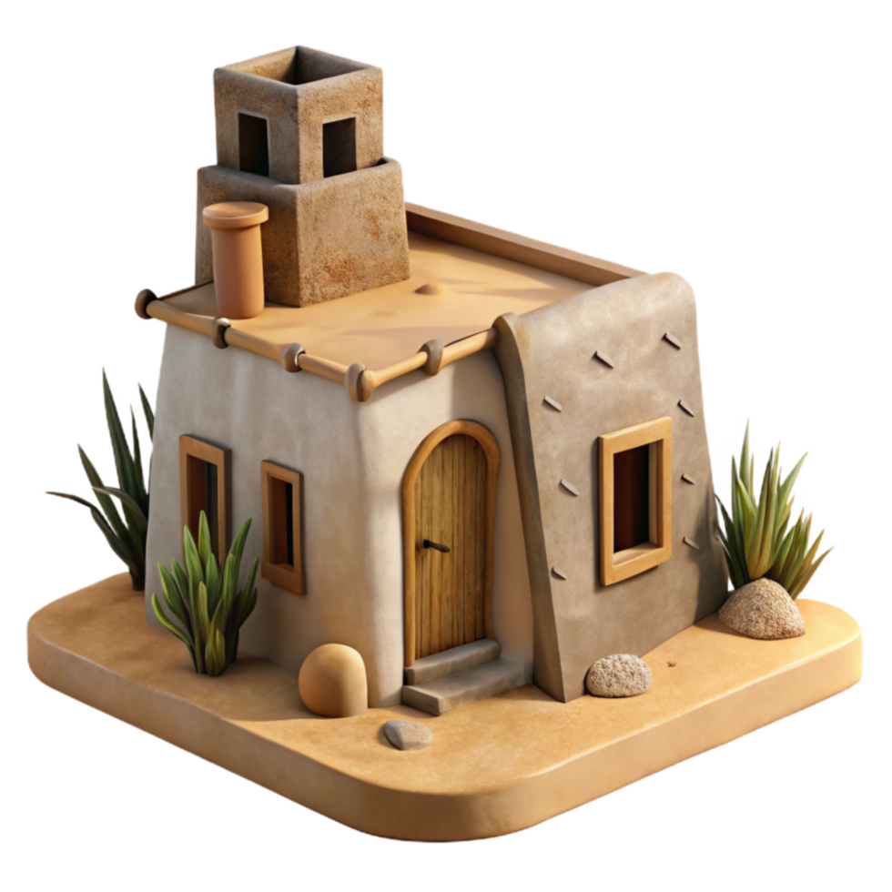 magnificent traditional Desert Dwelling Transparent Background Low Angle original png