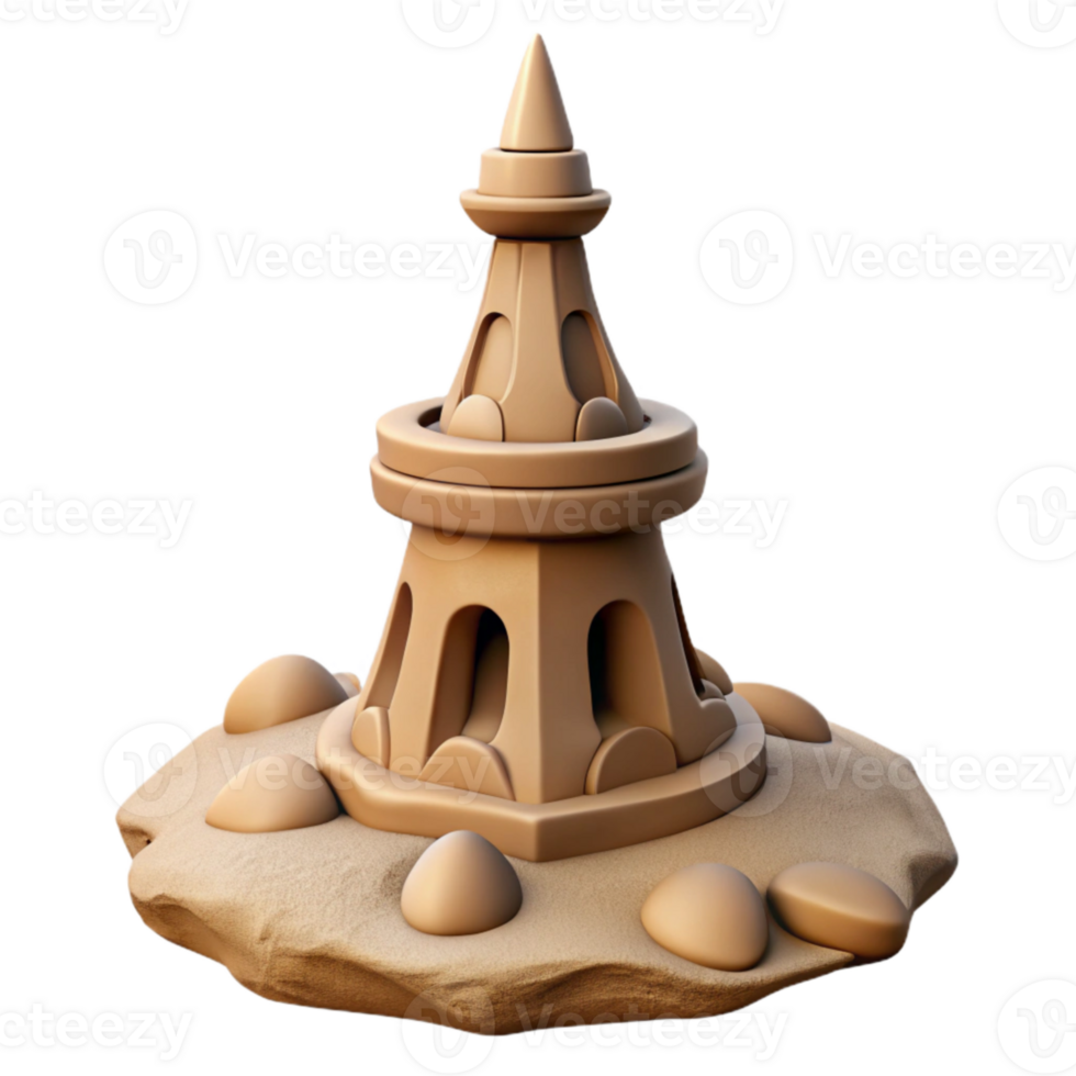 extraordinary classic Desert Spire Cutout with Transparent Background authentic png