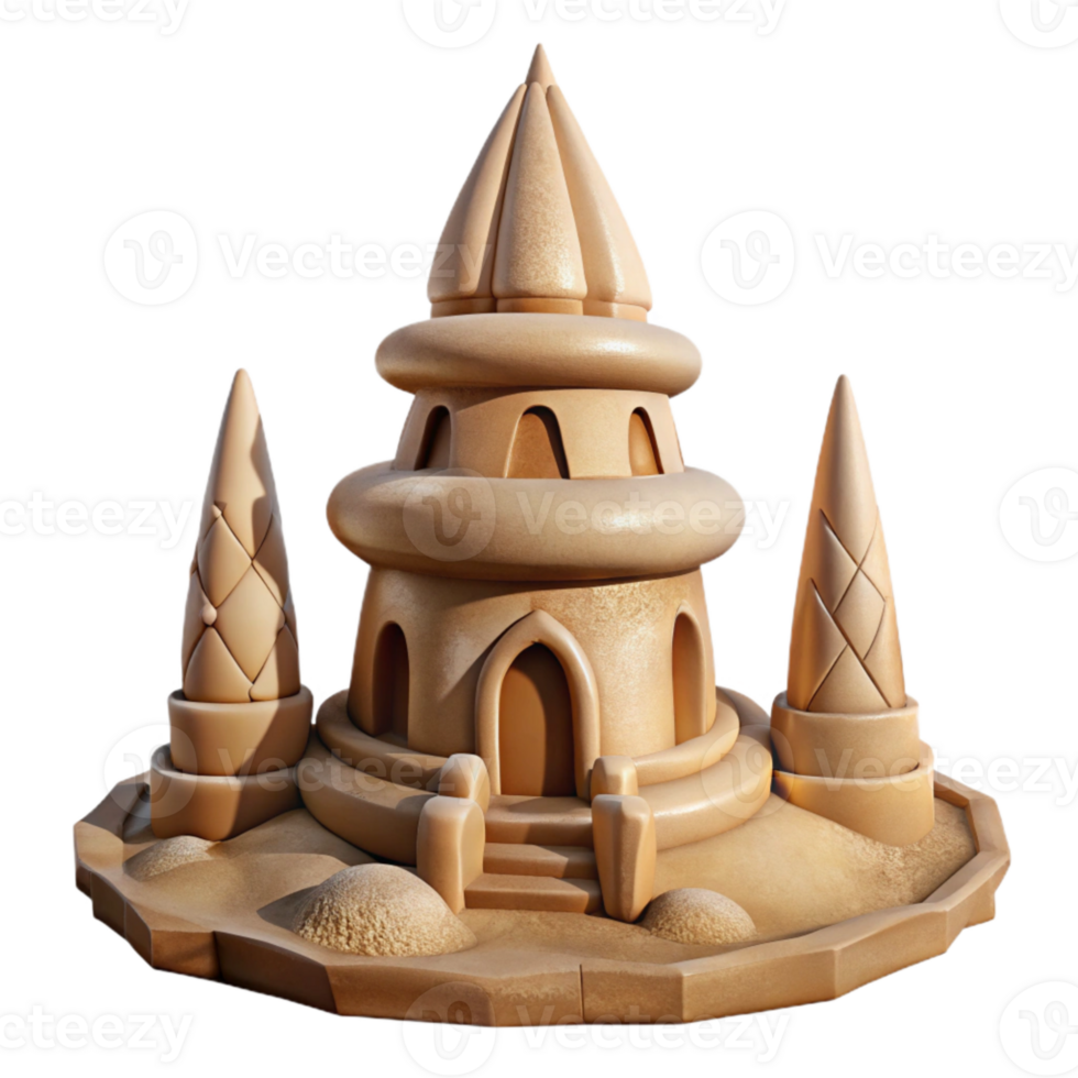 elegant abstract Desert Spire Cutout with Transparent Background png