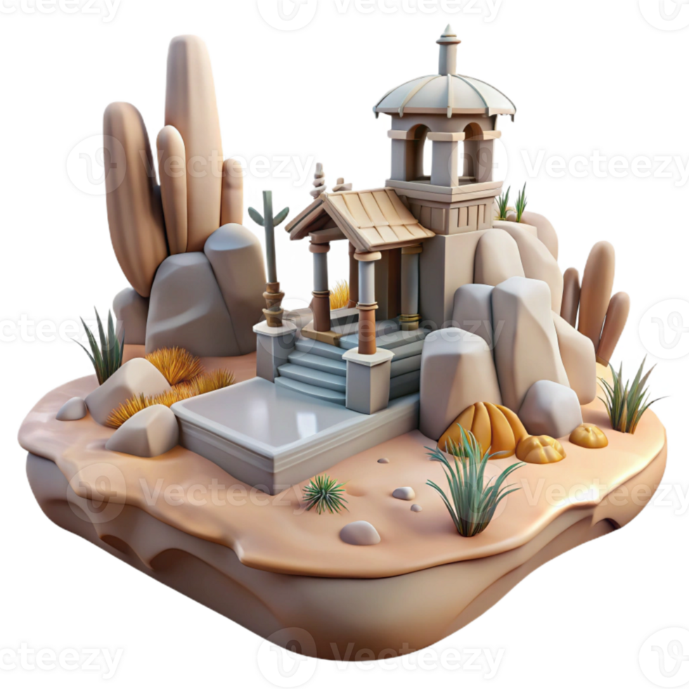impressive modern Desolate Zephyr Zone Scenery Transparent premium png