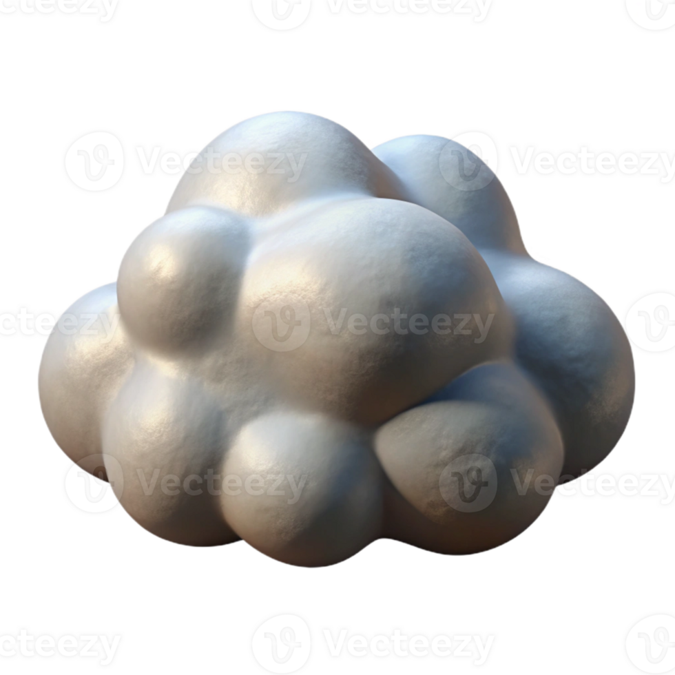beautiful classic Detailed Nimbus Cloud Illustration Isolated Element exclusive png