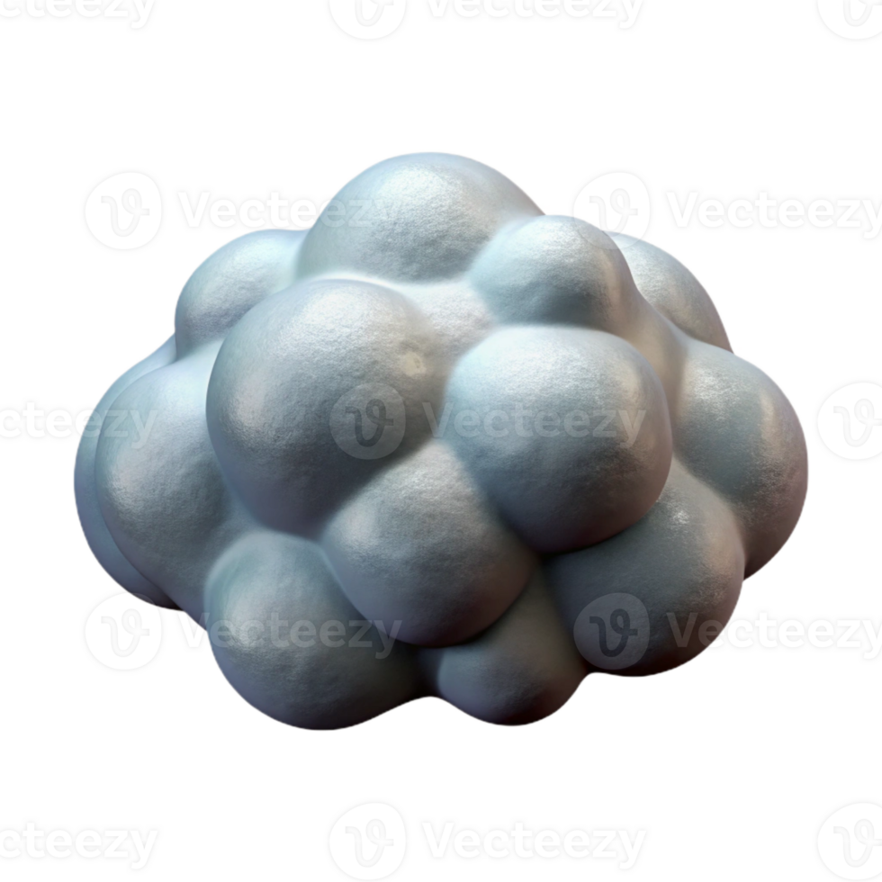 stunning vintage Detailed Nimbus Cloud Illustration Isolated Element premium png