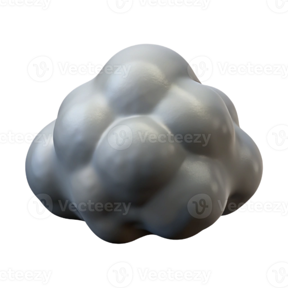 vibrant abstract Detailed Nimbus Cloud Cutout with High Resolution professional png