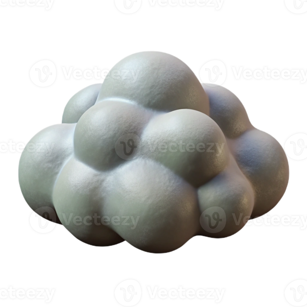 serene abstract Detailed Nimbus Cloud Cutout with High Resolution professional png
