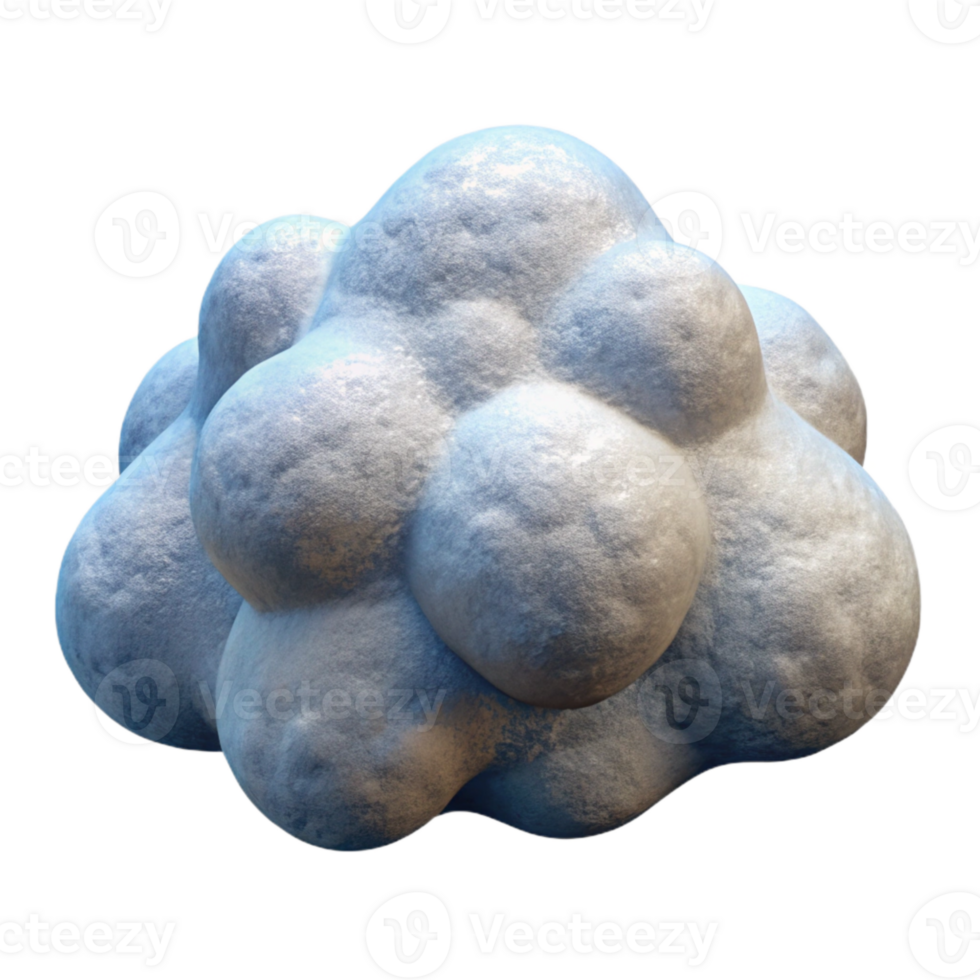 elegant traditional Detailed Nimbus Cloud Cutout with High Resolution premium png
