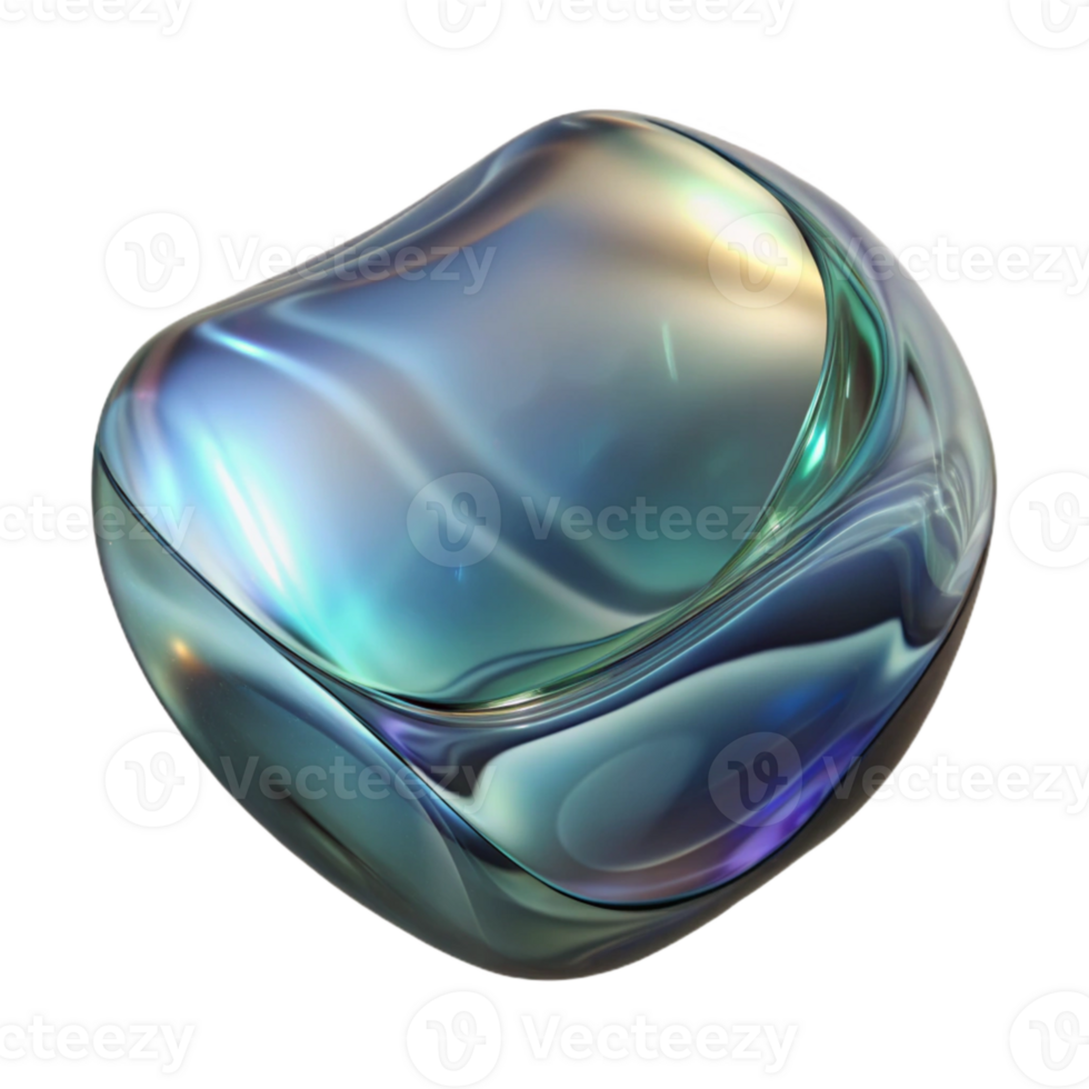 dramatic minimalist Distorted Glass Reflection Cutout Isolated Element genuine png