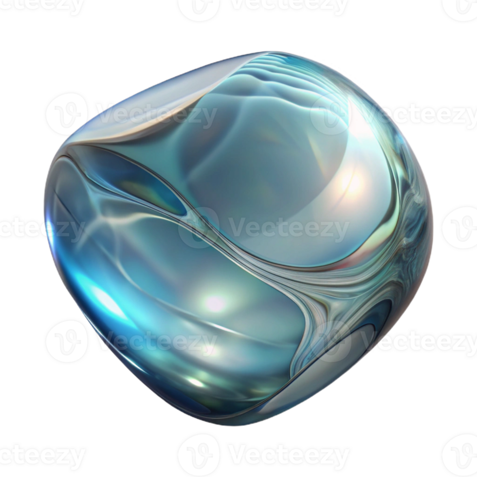 impressive modern Distorted Glass Reflection Cutout Isolated Element premium png