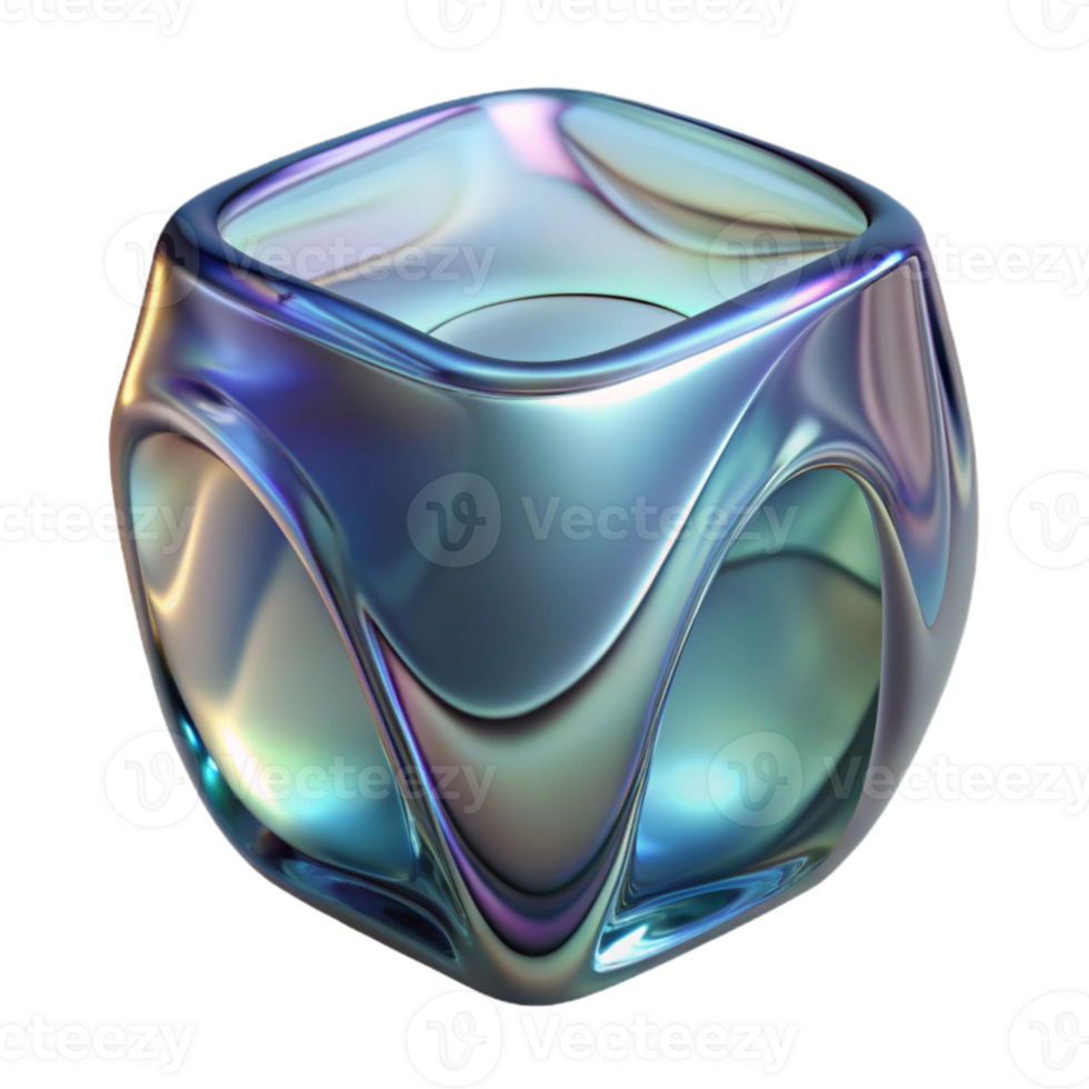 extraordinary classic Distorted Glass Reflection Realistic Render Transparent detailed png