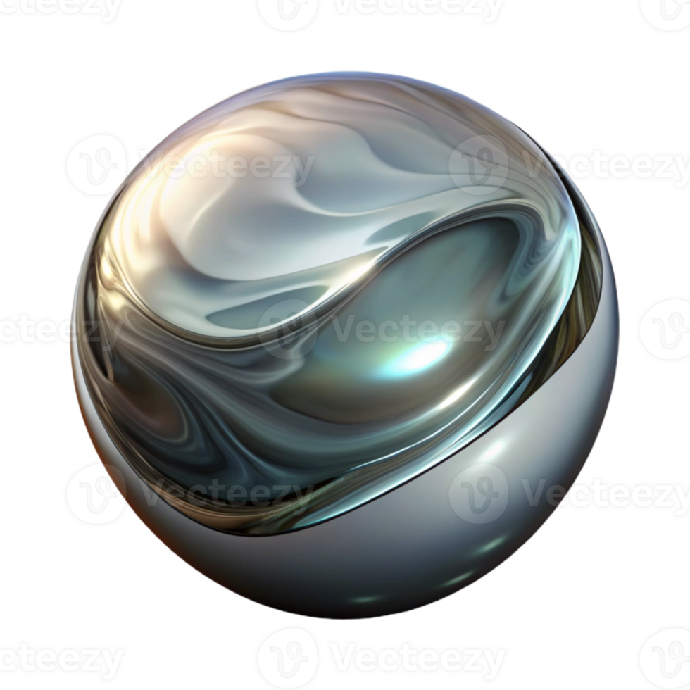 beautiful creative Distorted Glass Reflection with Colorful Light Isolated original png