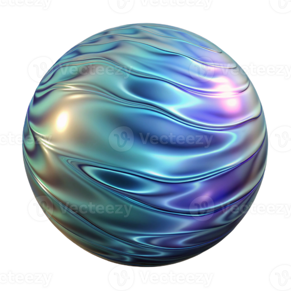 beautiful rustic Distorted Gradient Reflection in Water Ripples Transparent Background genuine png