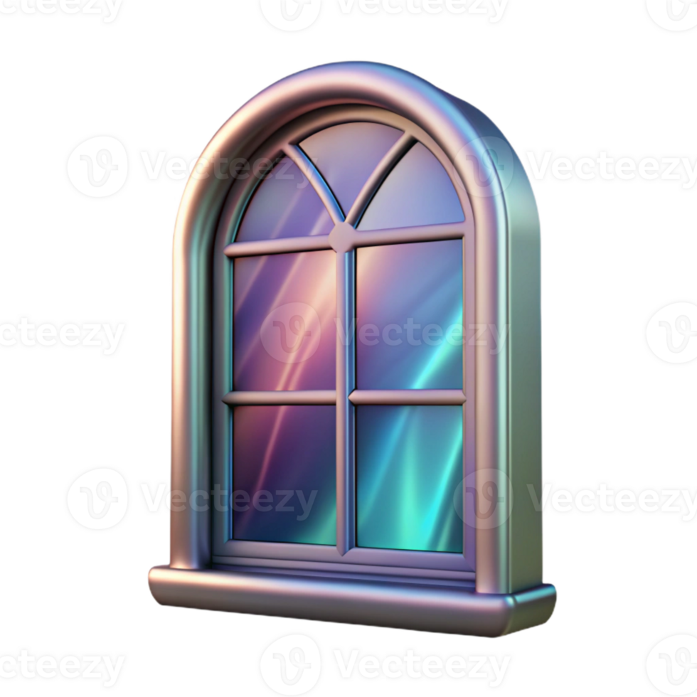 beautiful creative Distorted Window Reflection Cutout Transparent professional png