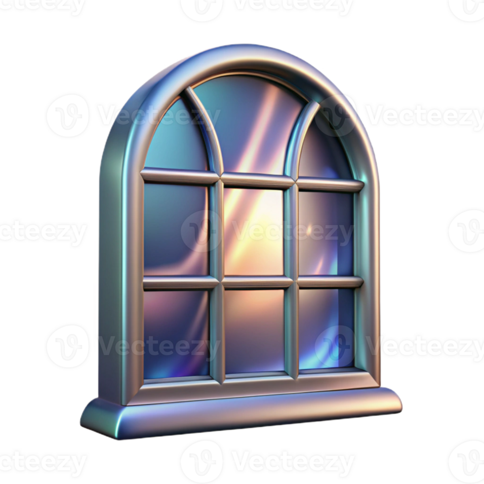 extraordinary abstract Distorted Window Reflection Cutout Transparent high quality png