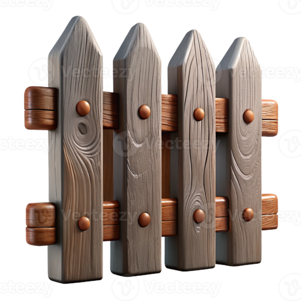 extraordinary contemporary Distressed Wooden Fence Texture Cutout with Weathered Boards premium png