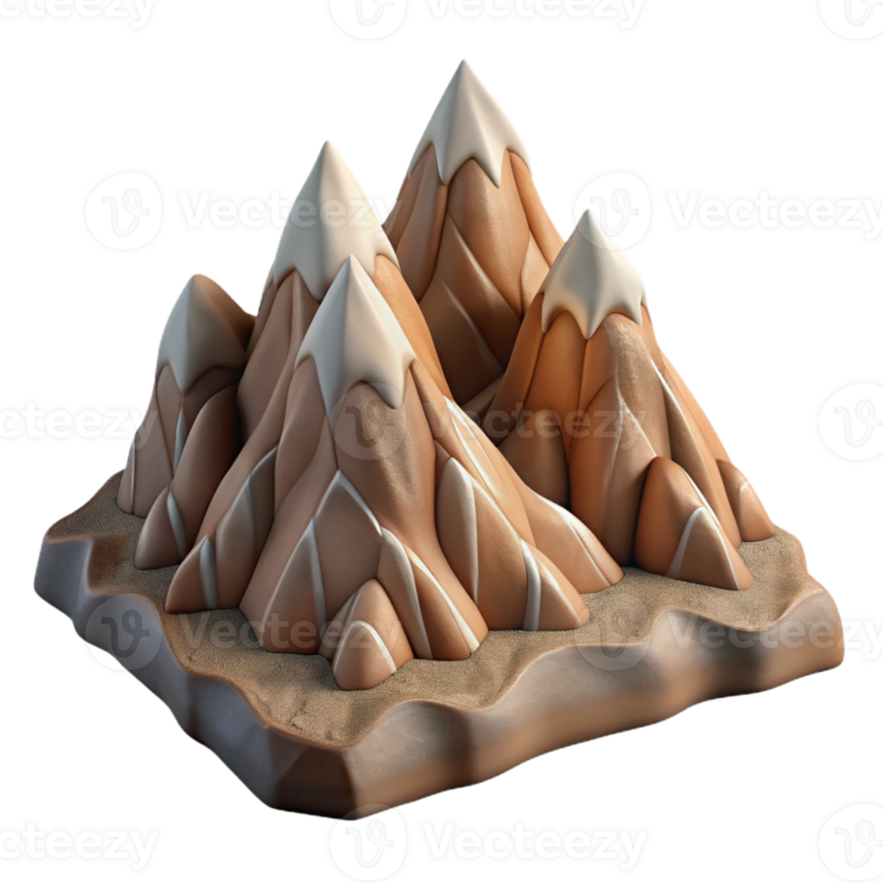stunning vintage Dramatic Zephyr Zone Mountain Ridge Cutout original png