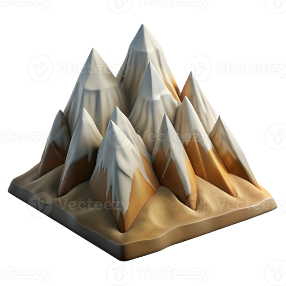 beautiful rustic Dramatic Zephyr Zone Mountain Ridge Cutout professional png