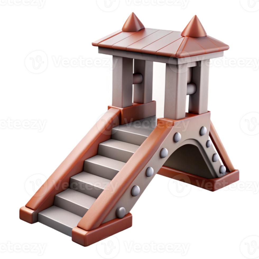 impressive modern Drawbridge Upwards Angle Cutout on Transparent Background authentic png