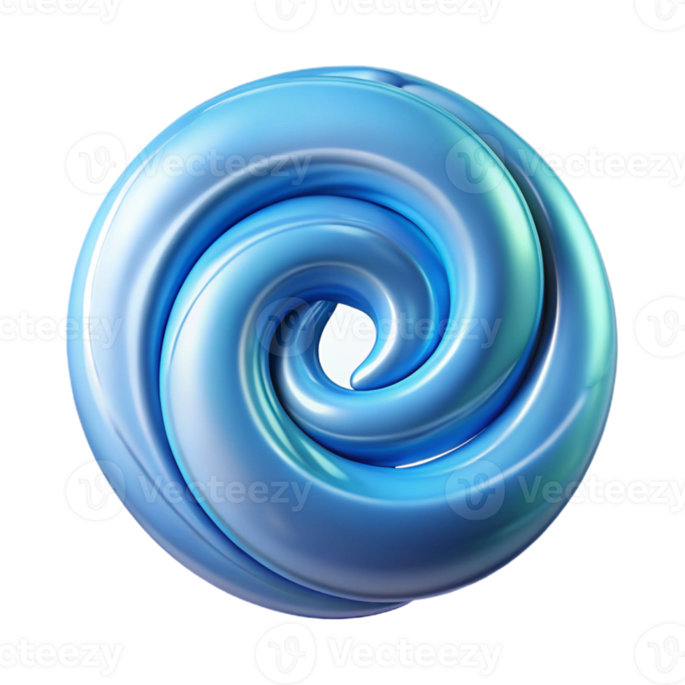 dramatic creative Dynamic Water Swirl Isolated Cutout Element professional png