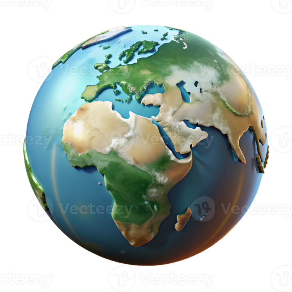 magnificent traditional Earth Globe with Digital Overlay Transparent professional png