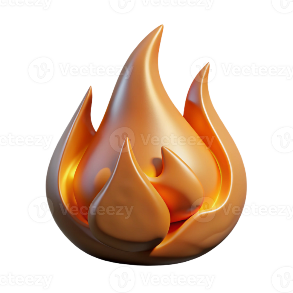 dramatic traditional Flickering Ember Cutout Warm Light Isolated Flame genuine png
