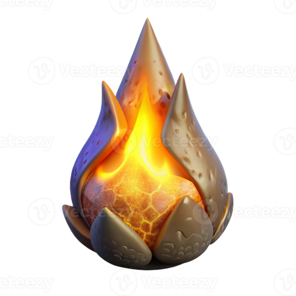 extraordinary classic Flickering Embers Cutout on Transparent Background png