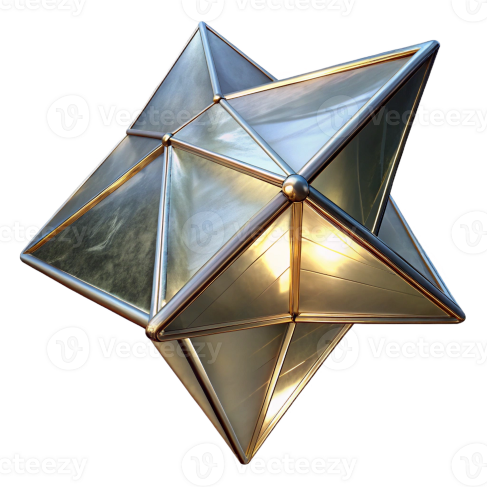 impressive abstract Folded Solar Sail Transparent with Compact Design professional png