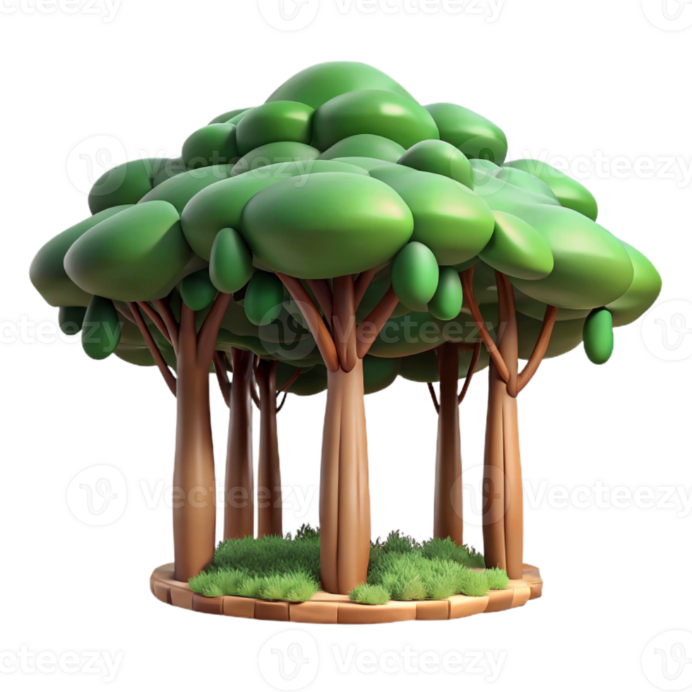 magnificent contemporary Forest Canopy Isolated Transparent Background authentic png
