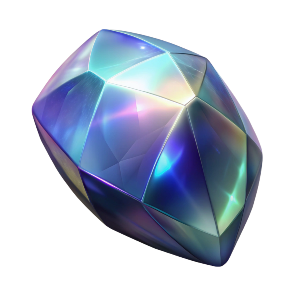 stunning minimalist Gemstone Shimmer Cutout Sparkling Light Reflections professional png