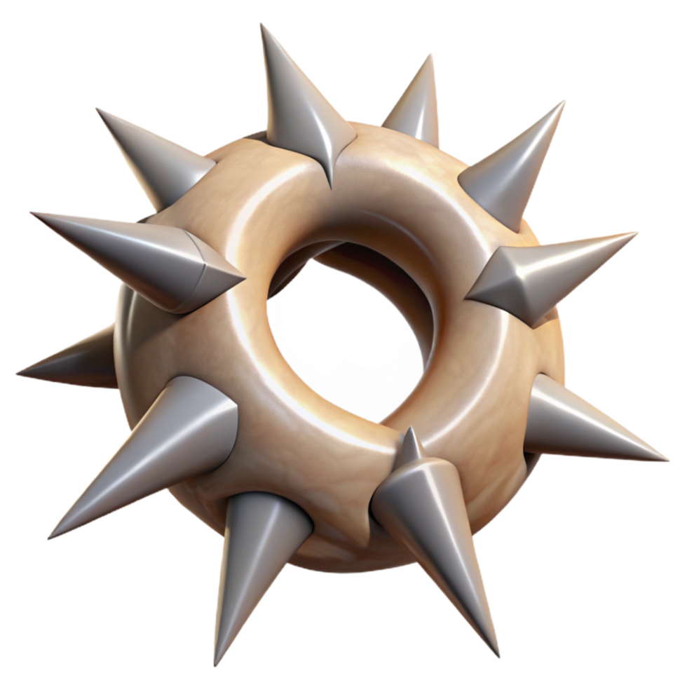 wonderful rustic Generated Thorn Cutout Sharp Edges Isolated premium png