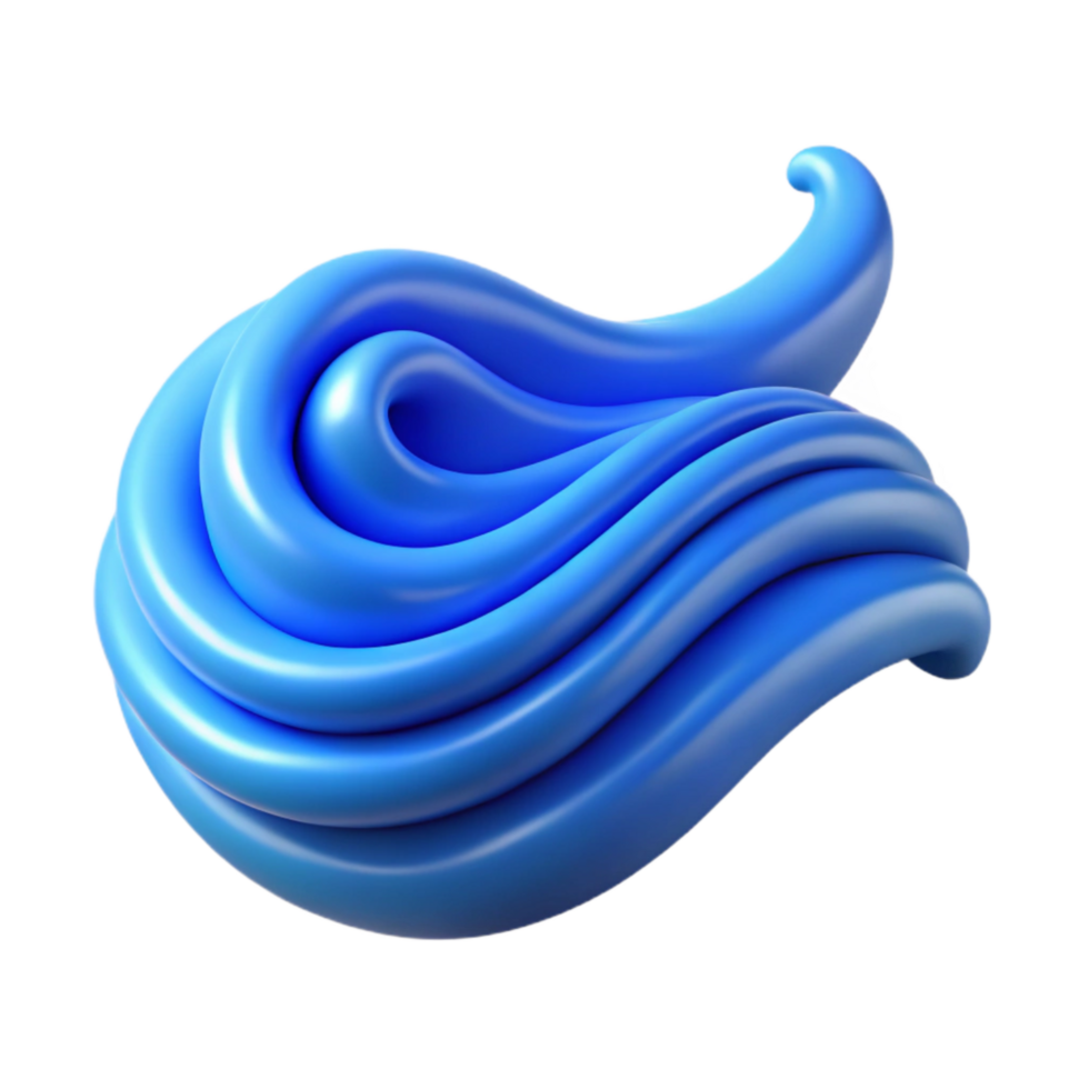 stunning vintage Gentle Wind Ripple Effect Blue Cutout Isolated authentic png