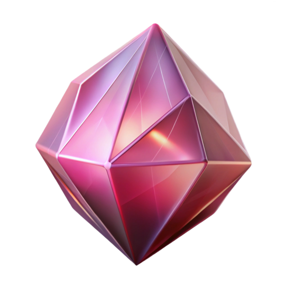 stunning abstract Geometric Crystal Isolated Dreamlike Soft Focus png