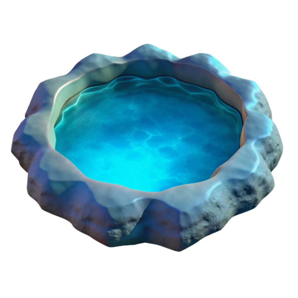 magnificent traditional Glowing Lagoon Cutout Isolated on Transparent Background exclusive png