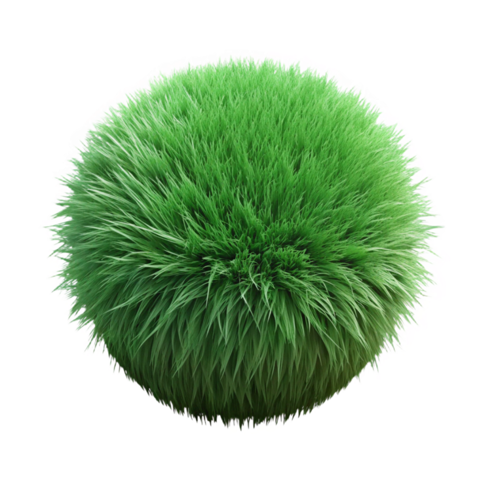 wonderful artistic Green Grass Tuft Isolated on Transparent Background original png